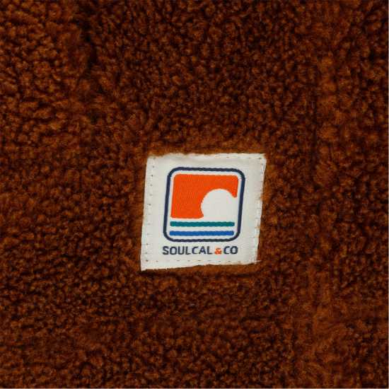 Soulcal Дамско Яке Cal Sherpa Jacket Ladies Coffee Soulcal Дамско Яке Cal Sherpa Jacket Ladies Coffee