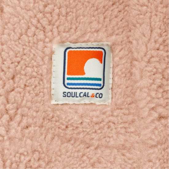 Soulcal Дамско Яке Cal Sherpa Jacket Ladies Pink 