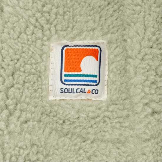 Soulcal Дамско Яке Cal Sherpa Jacket Ladies Green 