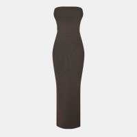 Jack Wills Classic Bandeau Knitted Jumper Dress Еспресо 