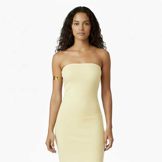 Jack Wills Women's Classic Bandeau Knitted Jumper Dress Бутербродно масло Jack Wills Women's Classic Bandeau Knitted Jumper Dress Бутербродно масло