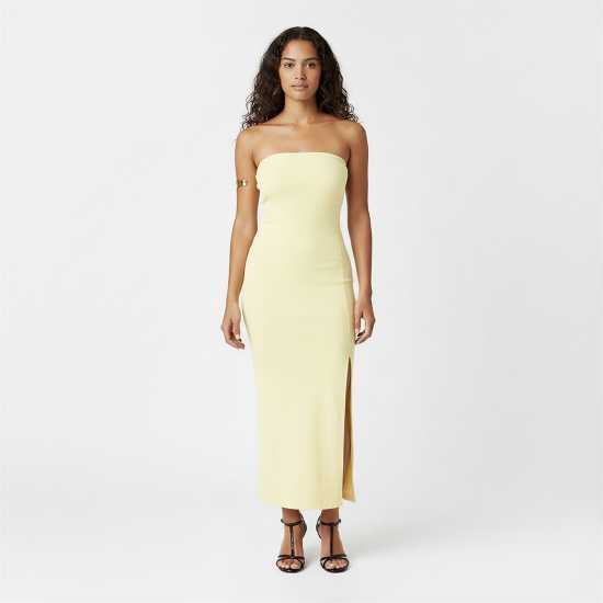 Jack Wills Women's Classic Bandeau Knitted Jumper Dress Бутербродно масло Jack Wills Women's Classic Bandeau Knitted Jumper Dress Бутербродно масло