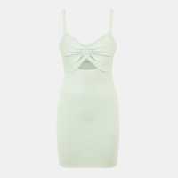 Ruched Front Mini Knitted Jumper Dress  