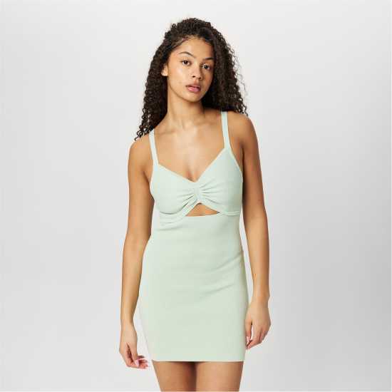 Ruched Front Mini Knitted Jumper Dress Ruched Front Mini Knitted Jumper Dress