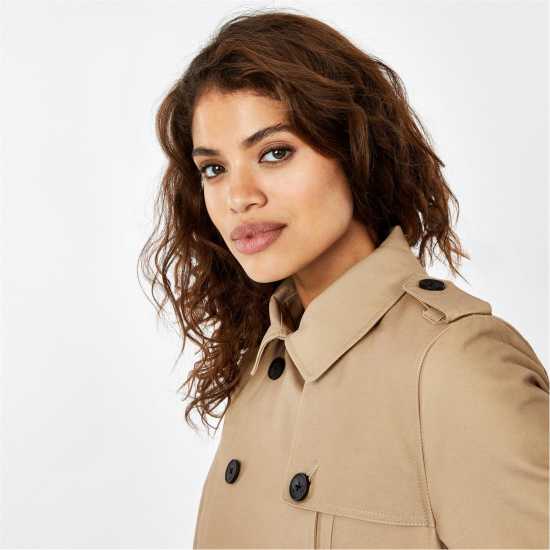Тренчкот Jack Wills Trench Coat Womens Камък Дамски якета и палта