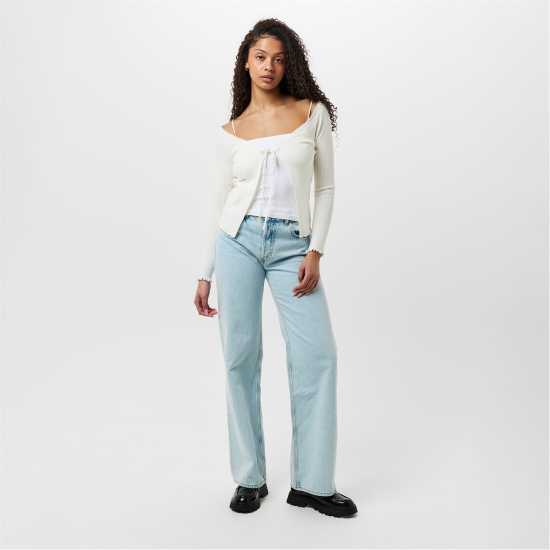 Плетена Жилетка Pointelle Cardigan Плетена Жилетка Pointelle Cardigan