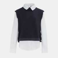 Miso Fake Two-Piece Jumper Women Miso Fake Two-Piece Jumper Women