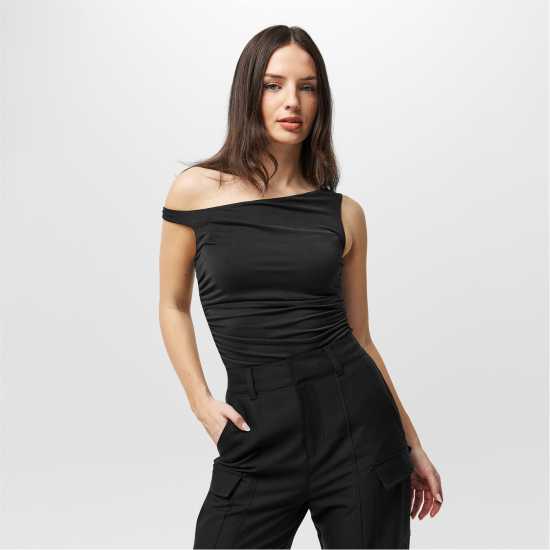 Дамски тениски и фланелки Jack Wills Asymmetric Shoulder Top Jack Wills Asymmetric Shoulder Top Дамски тениски и фланелки