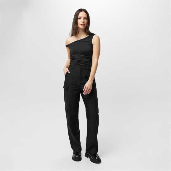 Дамски тениски и фланелки Jack Wills Asymmetric Shoulder Top Jack Wills Asymmetric Shoulder Top Дамски тениски и фланелки