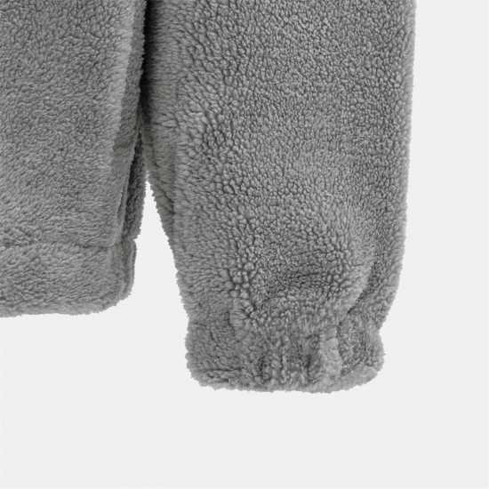 Soulcal Дамско Яке С Качулка Cal Sherpa Hooded Jacket Ladies Grey 