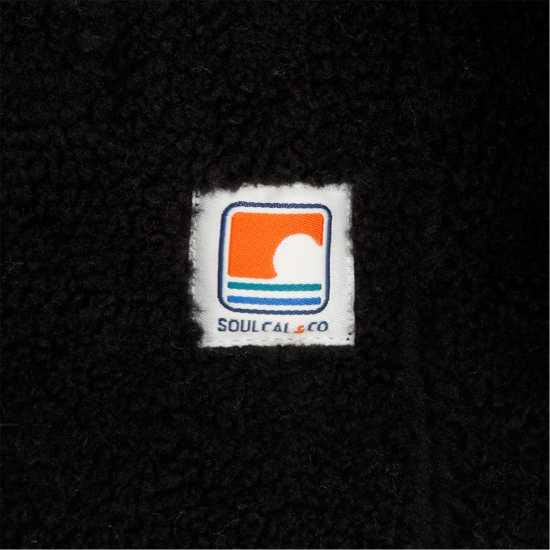 Soulcal Дамско Яке С Качулка Cal Sherpa Hooded Jacket Ladies Black Soulcal Дамско Яке С Качулка Cal Sherpa Hooded Jacket Ladies Black