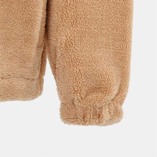 Soulcal Дамско Яке С Качулка Cal Sherpa Hooded Jacket Ladies Khaki 