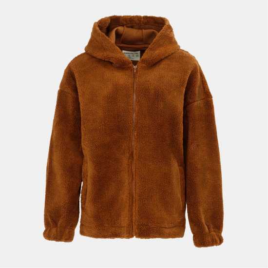 Soulcal Дамско Яке С Качулка Cal Sherpa Hooded Jacket Ladies Coffee Soulcal Дамско Яке С Качулка Cal Sherpa Hooded Jacket Ladies Coffee