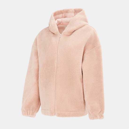 Soulcal Дамско Яке С Качулка Cal Sherpa Hooded Jacket Ladies Pink 