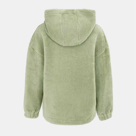 Soulcal Дамско Яке С Качулка Cal Sherpa Hooded Jacket Ladies Green 