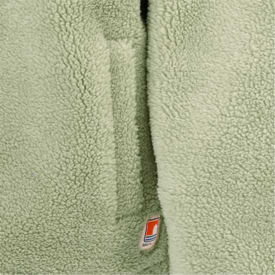 Soulcal Дамско Яке С Качулка Cal Sherpa Hooded Jacket Ladies Green 