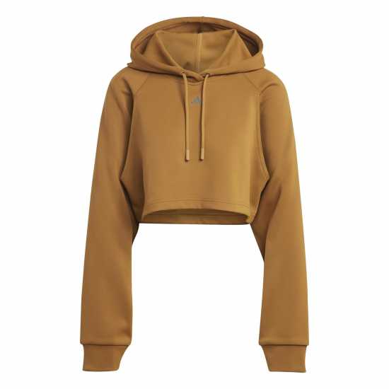 Дамски суичъри и блузи с качулки Adidas Hiit Cropped Hoodie Womens Adidas Hiit Cropped Hoodie Womens Дамски суичъри и блузи с качулки