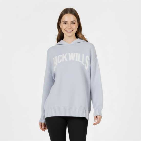 Jack Wills Women's BrandedHood Knitted Hoodie  
