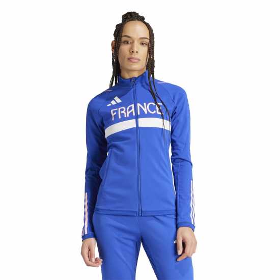 Adidas Спортно Горнище Team France Training Track Top Womens Adidas Спортно Горнище Team France Training Track Top Womens