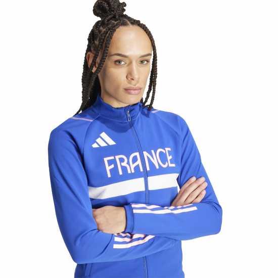 Adidas Спортно Горнище Team France Training Track Top Womens Adidas Спортно Горнище Team France Training Track Top Womens