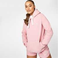 Jack Wills Astbury Pheasant Logo Hoodie Pink Marl Дамски суичъри и блузи с качулки