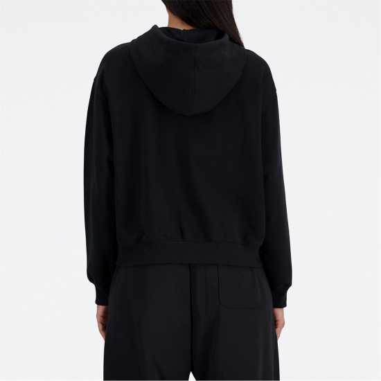 New Balance Ft Fz Hoodie   Bk           Smal  Дамски полар
