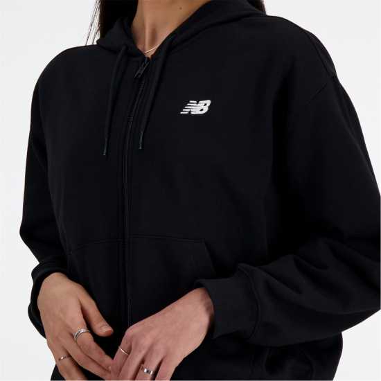 New Balance Ft Fz Hoodie   Bk           Smal  Дамски полар