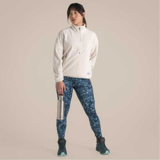 Craghoppers Women's Rnu 1/2 Zip Fleece Ecru 