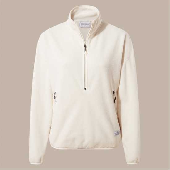 Craghoppers Women's Rnu 1/2 Zip Fleece Ecru 