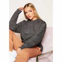 Missy Empire Moritz Slogan Oversized Sweatshirt  Дамски пуловери