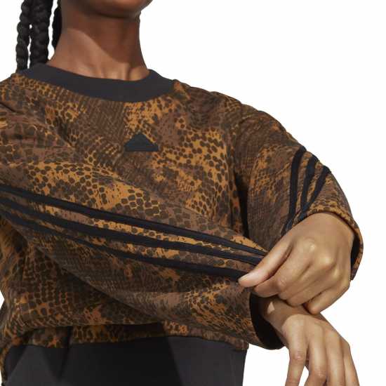 Adidas Future Icons 3-Stripes Sweatshirt Womens  Дамски суичъри и блузи с качулки