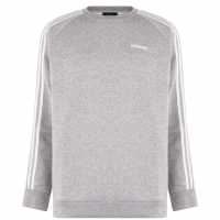 Adidas Studio Lounge 3-Stripes Sweatshirt Womens Средно сиво Дамски суичъри и блузи с качулки
