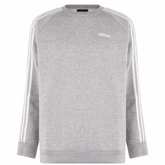 Adidas Studio Lounge 3-Stripes Sweatshirt Womens Средно сиво Дамски суичъри и блузи с качулки