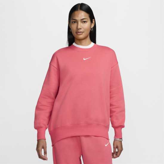 Дамски пуловери Nike Sportswear Phoenix Fleece Women's Oversized Crewneck Sweatshirt Nike Sportswear Phoenix Fleece Women's Oversized Crewneck Sweatshirt Дамски пуловери