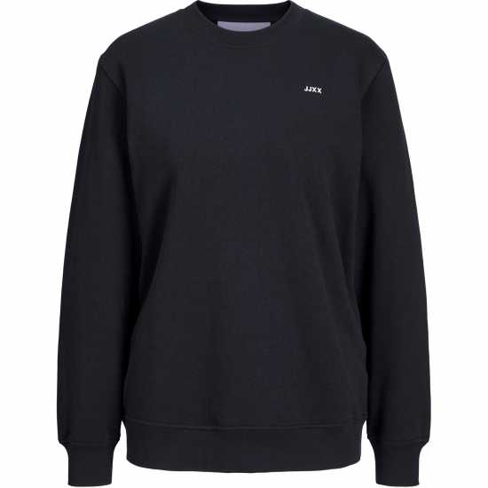 Jjxx Abbie Long Sleeve Crew Sweatshirt Черно Дамско облекло плюс размер