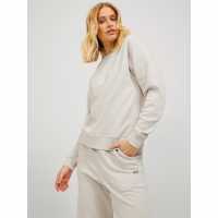 Jjxx Abbie Long Sleeve Crew Sweatshirt Лунна лъчина Дамско облекло плюс размер