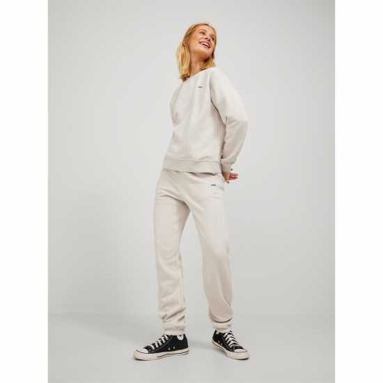 Jjxx Abbie Long Sleeve Crew Sweatshirt Лунна лъчина Дамско облекло плюс размер