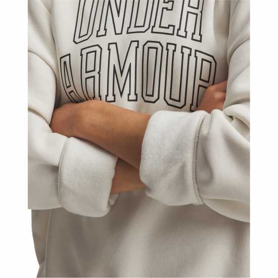 Under Armour Rival Flc Os Crew Ld54 Summit White Дамски пуловери