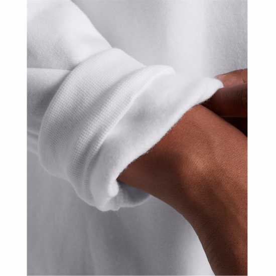 Under Armour Armour Essential Fleece Os Crew Sweatshirt Womens Бяло 