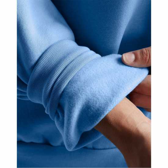 Under Armour Armour Essential Fleece Os Crew Sweatshirt Womens Blue Дамски пуловери