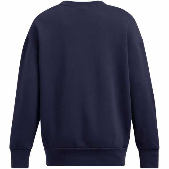 Under Armour Armour Essential Fleece Os Crew Sweatshirt Womens Синьо 