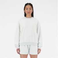 New Balance Balance French Terry Crewneck Top Grey Marl Дамски пуловери