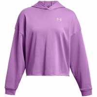 Under Armour Armour Ua Rival Terry Os Hoodie Sweatshirt Womens Лилаво 