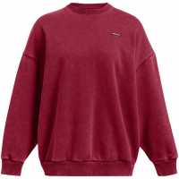 Under Armour Women's Icon Crew Sweatshirt Червено 