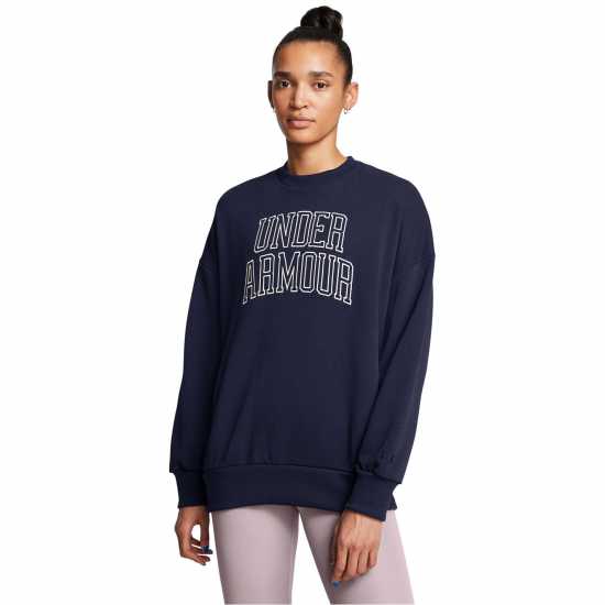 Дамски пуловери Under Armour Icon Hwt Os Crew Ld99 Blue Under Armour Icon Hwt Os Crew Ld99 Blue Дамски пуловери