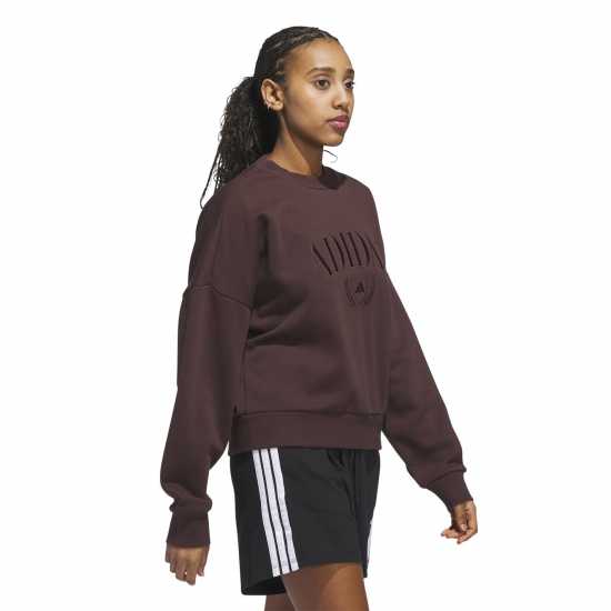 Adidas Cozy Holiday Graphic Sweatshirt Womens  