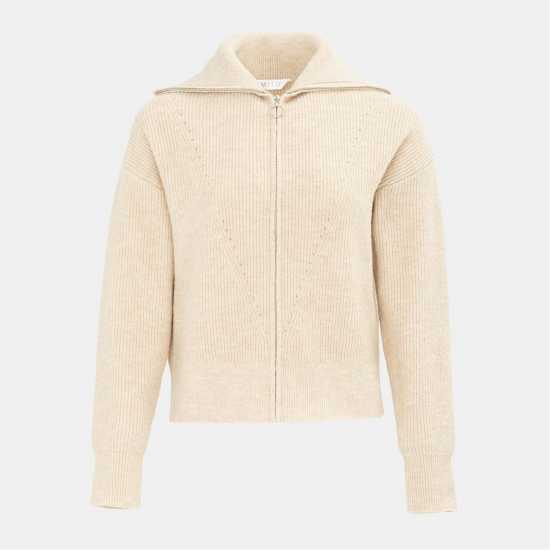 Miso Плетена Жилетка Knit Zip Up Cardigan Women  