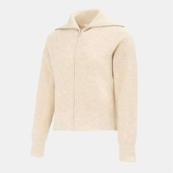 Miso Плетена Жилетка Knit Zip Up Cardigan Women  