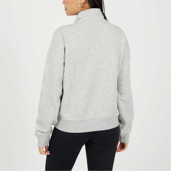 Brave Soul Bs Womens Funnel Neck Quarter Zip Sweatshirt With Pocket Brave Soul Bs Womens Funnel Neck Quarter Zip Sweatshirt With Pocket