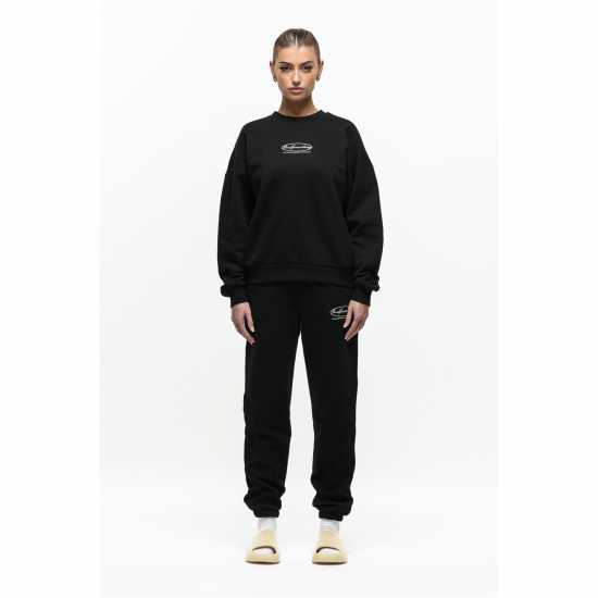 Good For Nothing Oval Sweatshirt Black  Дамски пуловери